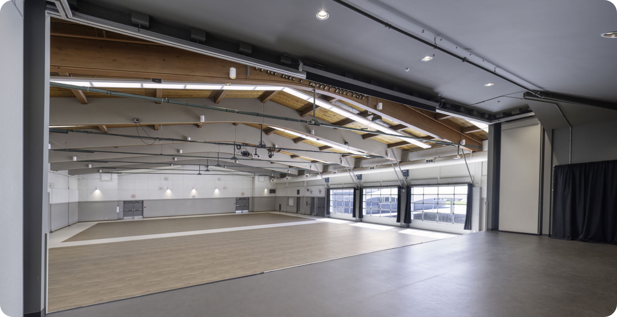 empty exhibition hall