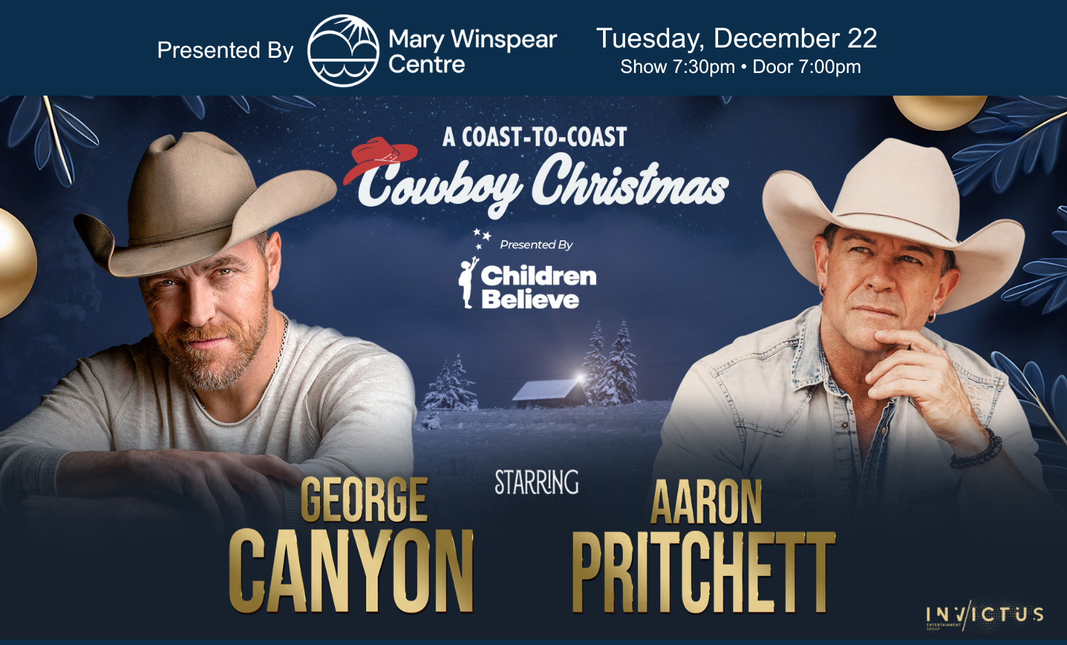 A Cowboy Christmas: George Canyon & Aaron Pritchett